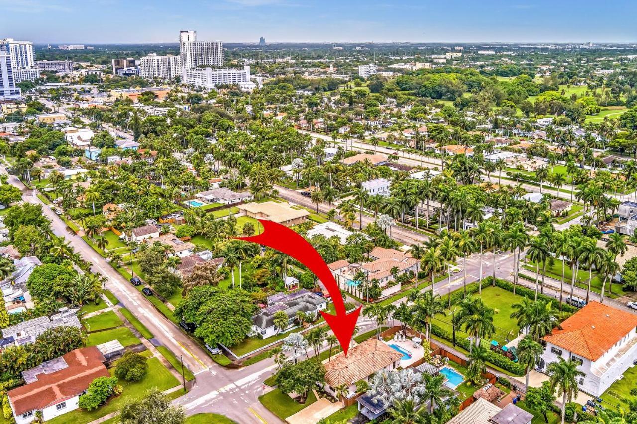 Tropical Oasis With Pool 10 Mins Airport & 5 Mins Beach Холивуд Екстериор снимка